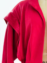 Red Leather Jacket Jacket arcadeshops.com