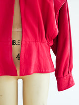 Red Leather Jacket Jacket arcadeshops.com