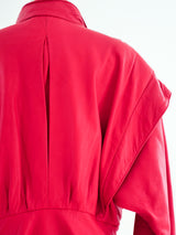 Red Leather Jacket Jacket arcadeshops.com
