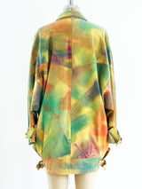 Brushstroke Leather Jacket Jacket arcadeshops.com