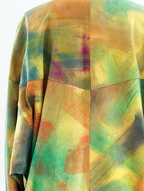 Brushstroke Leather Jacket Jacket arcadeshops.com