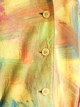 Brushstroke Leather Jacket Jacket arcadeshops.com