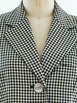 Moschino Gingham Pant Suit Suit arcadeshops.com