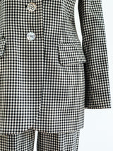 Moschino Gingham Pant Suit Suit arcadeshops.com