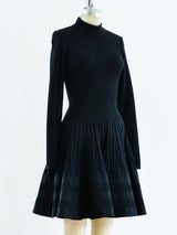 Alaia Fit and Flare Knit Dress Dress arcadeshops.com