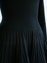 Alaia Fit and Flare Knit Dress Dress arcadeshops.com