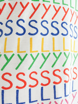 YSL Multicolored Graphic Logo Tee Top arcadeshops.com