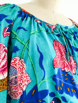 Missoni Knit Banded Floral Top Top arcadeshops.com