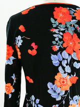 Leonard Paris Floral Jersey Long Sleeve Top Top arcadeshops.com
