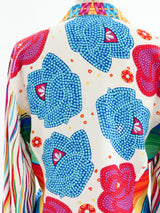 Escada Printed Silk Shirt Top arcadeshops.com