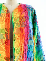 Rainbow Fringe Jacket Jacket arcadeshops.com