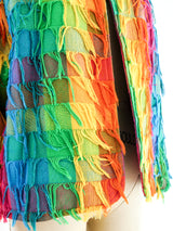Rainbow Fringe Jacket Jacket arcadeshops.com