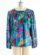 Ungaro Tiger Print Top Top arcadeshops.com