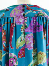 Ungaro Tiger Print Top Top arcadeshops.com