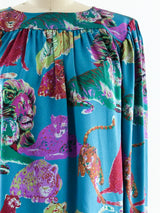 Ungaro Tiger Print Top Top arcadeshops.com