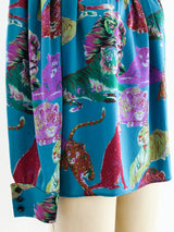 Ungaro Tiger Print Top Top arcadeshops.com