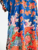 1920's Floral Rayon Pajama Top Top arcadeshops.com