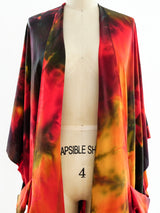 Tie Dye Silk Jacket Jacket arcadeshops.com