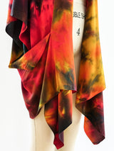 Tie Dye Silk Jacket Jacket arcadeshops.com