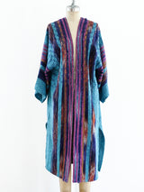Handwoven Ikat Multicolor Duster Jacket arcadeshops.com