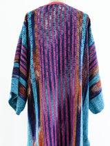 Handwoven Ikat Multicolor Duster Jacket arcadeshops.com