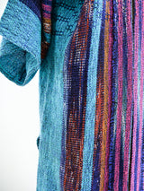 Handwoven Ikat Multicolor Duster Jacket arcadeshops.com