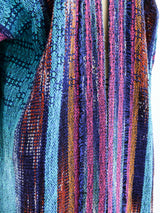 Handwoven Ikat Multicolor Duster Jacket arcadeshops.com