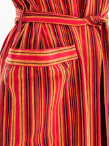 Yves Saint Laurent Woven Striped Dress Dress arcadeshops.com