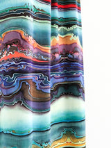 Marble Printed Maxi Dress Dress arcadeshops.com
