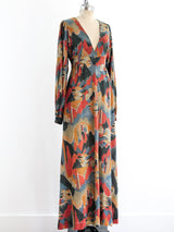 Printed Jersey Maxi Dress Dress arcadeshops.com