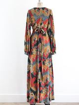 Printed Jersey Maxi Dress Dress arcadeshops.com