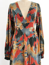 Printed Jersey Maxi Dress Dress arcadeshops.com