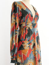 Printed Jersey Maxi Dress Dress arcadeshops.com