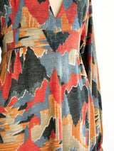 Printed Jersey Maxi Dress Dress arcadeshops.com