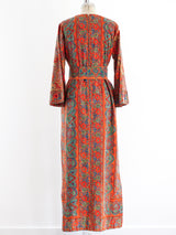 Block Printed Cotton Caftan Dress arcadeshops.com