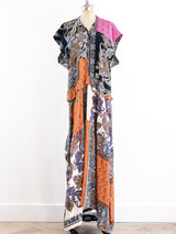Chloe Scarf Print Silk Maxi Dress Dress arcadeshops.com