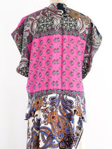 Chloe Scarf Print Silk Maxi Dress Dress arcadeshops.com