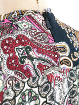 Chloe Scarf Print Silk Maxi Dress Dress arcadeshops.com