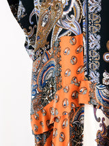 Chloe Scarf Print Silk Maxi Dress Dress arcadeshops.com