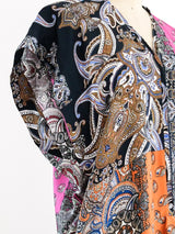 Chloe Scarf Print Silk Maxi Dress Dress arcadeshops.com