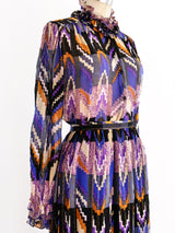 Silk Ikat Print Ensemble Suit arcadeshops.com