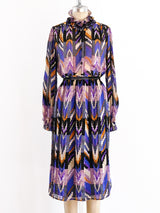 Silk Ikat Print Ensemble Suit arcadeshops.com
