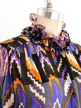 Silk Ikat Print Ensemble Suit arcadeshops.com