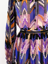 Silk Ikat Print Ensemble Suit arcadeshops.com