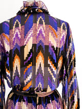 Silk Ikat Print Ensemble Suit arcadeshops.com