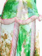 Jean Paul Gaultier Marble Printed Mesh Ensemble Suit arcadeshops.com