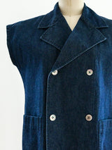 Comme des Garcons Sleeveless Denim Top Top arcadeshops.com