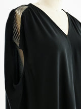 Rick Owens Crepe Top with Caged Shoulders Top arcadeshops.com