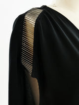 Rick Owens Crepe Top with Caged Shoulders Top arcadeshops.com