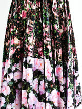 Givenchy Pleated Floral Strapless Dress Dress arcadeshops.com